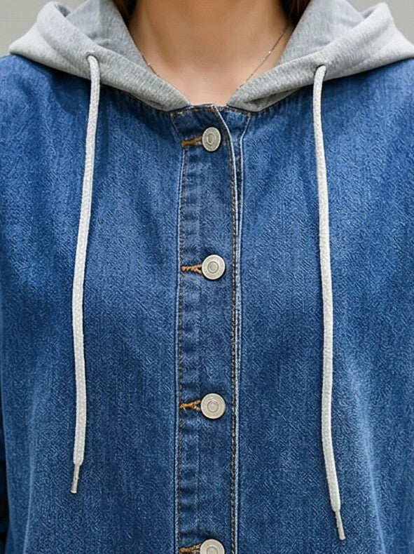 Blue Denim Abaya for Everyday Modest Style
