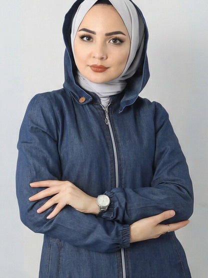 Fashionsensepk zip up hoodie Abaya For Women