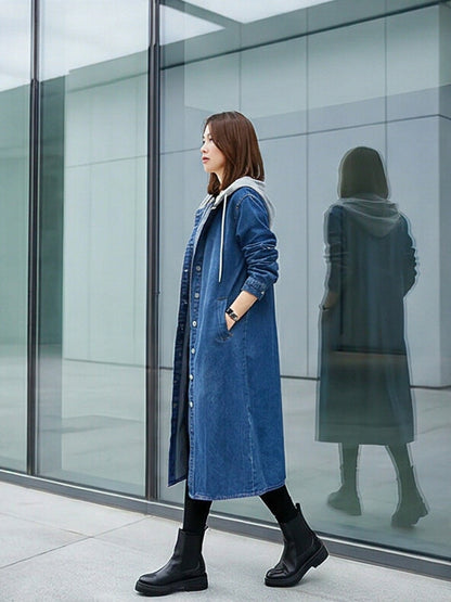 Blue Denim Abaya for Everyday Modest Style
