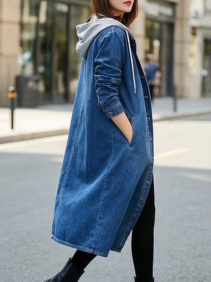Blue Denim Abaya for Everyday Modest Style
