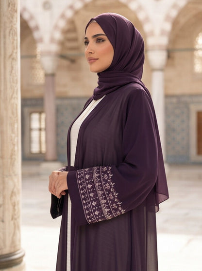 Mehak – Embroidered Abaya
