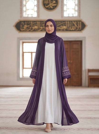 Samia – Embroidered Abaya