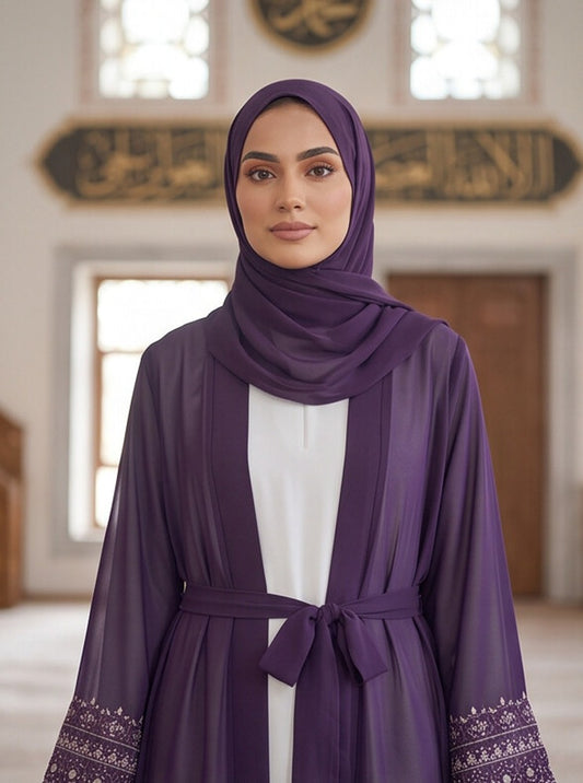 Samia – Embroidered Abaya