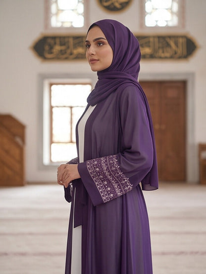 Samia – Embroidered Abaya