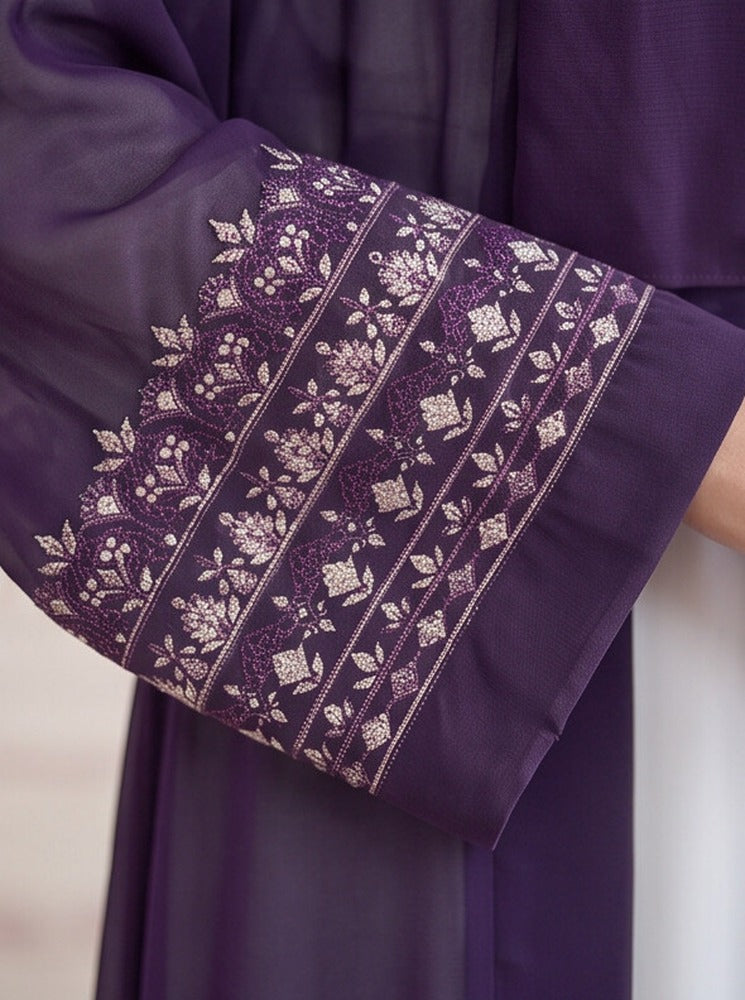 Samia – Embroidered Abaya